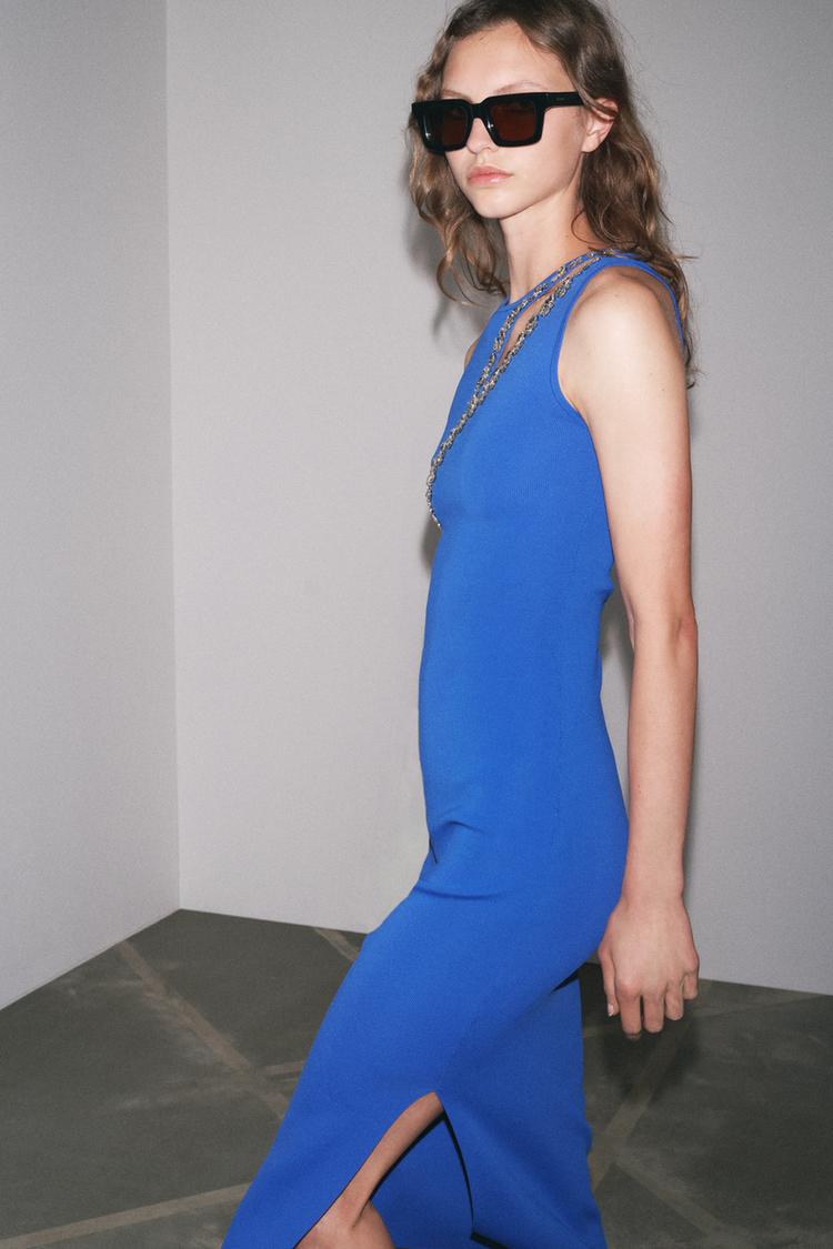 Jewel Cut Out Dress