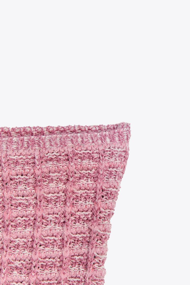 Pink Stretch Top And Skirt Co-Ord Set
