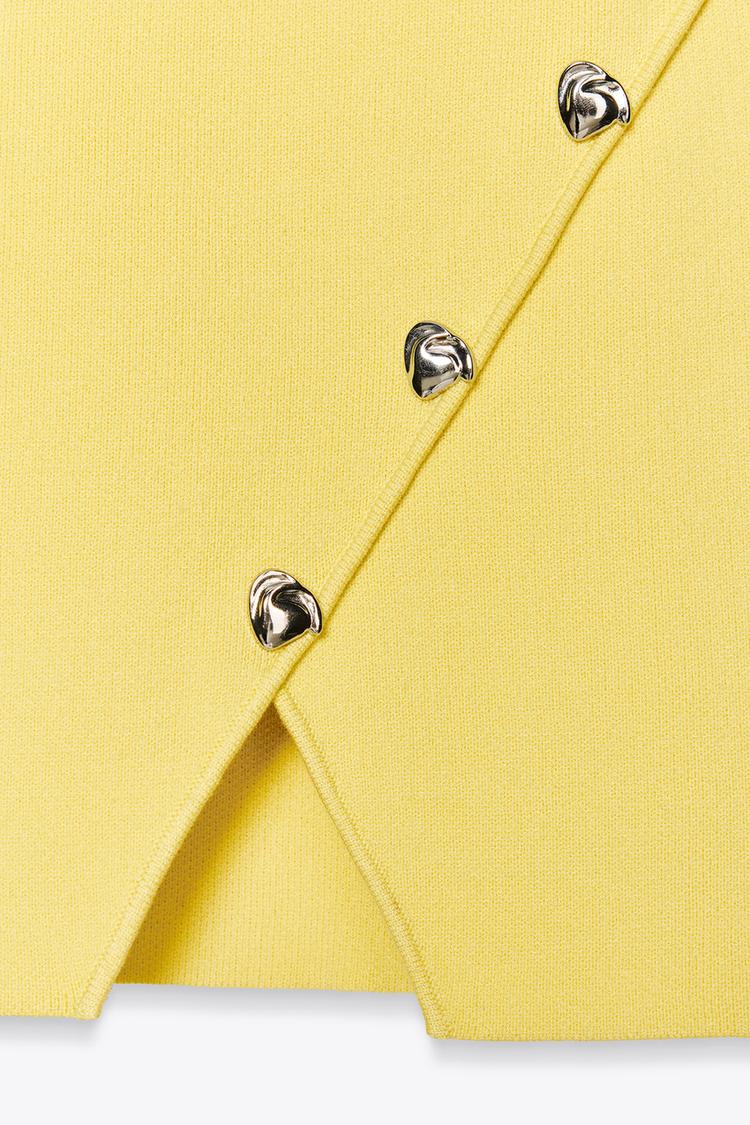 Irregular Buttoned Dress