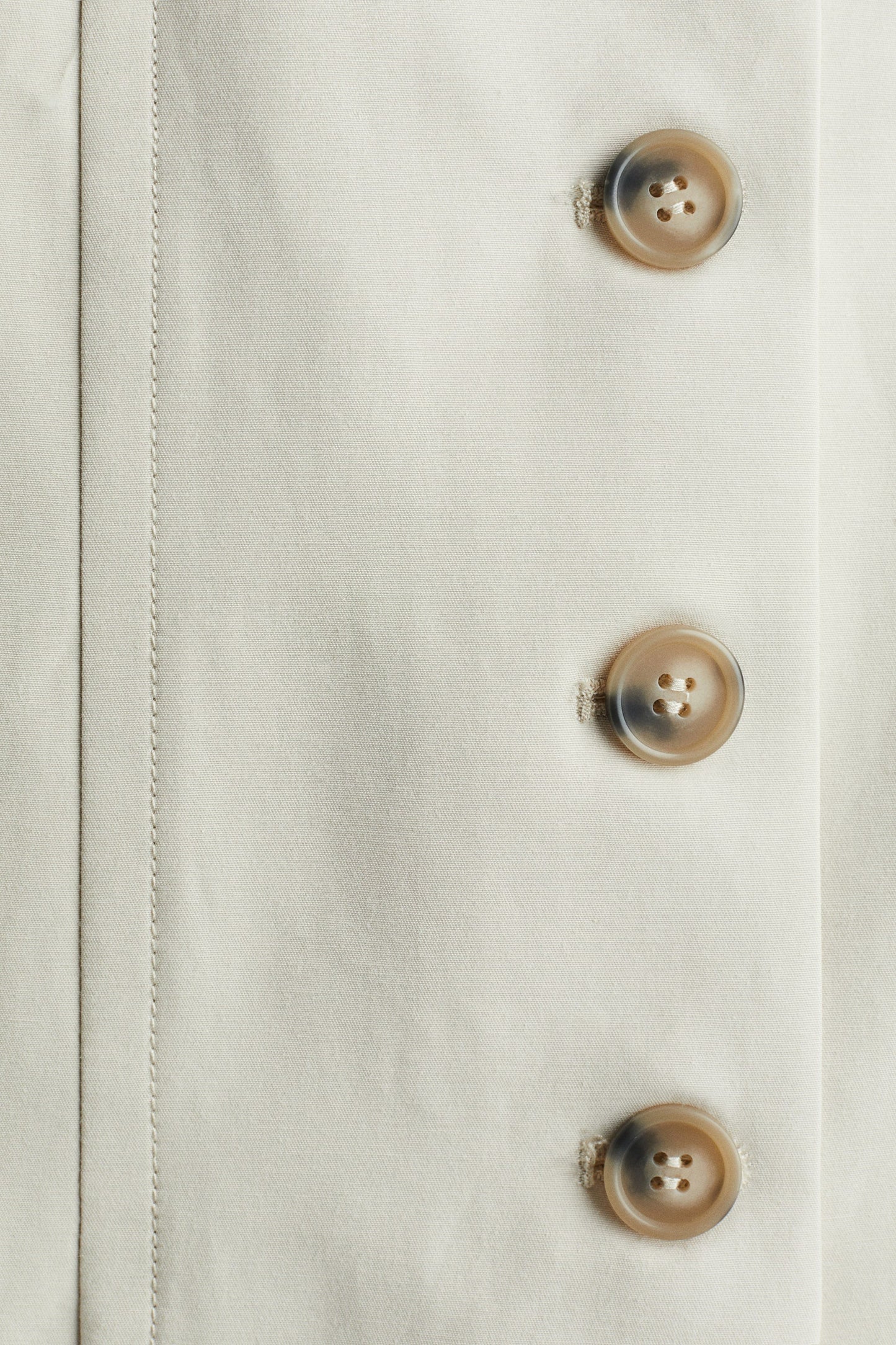 Button Front Bandeau Dress