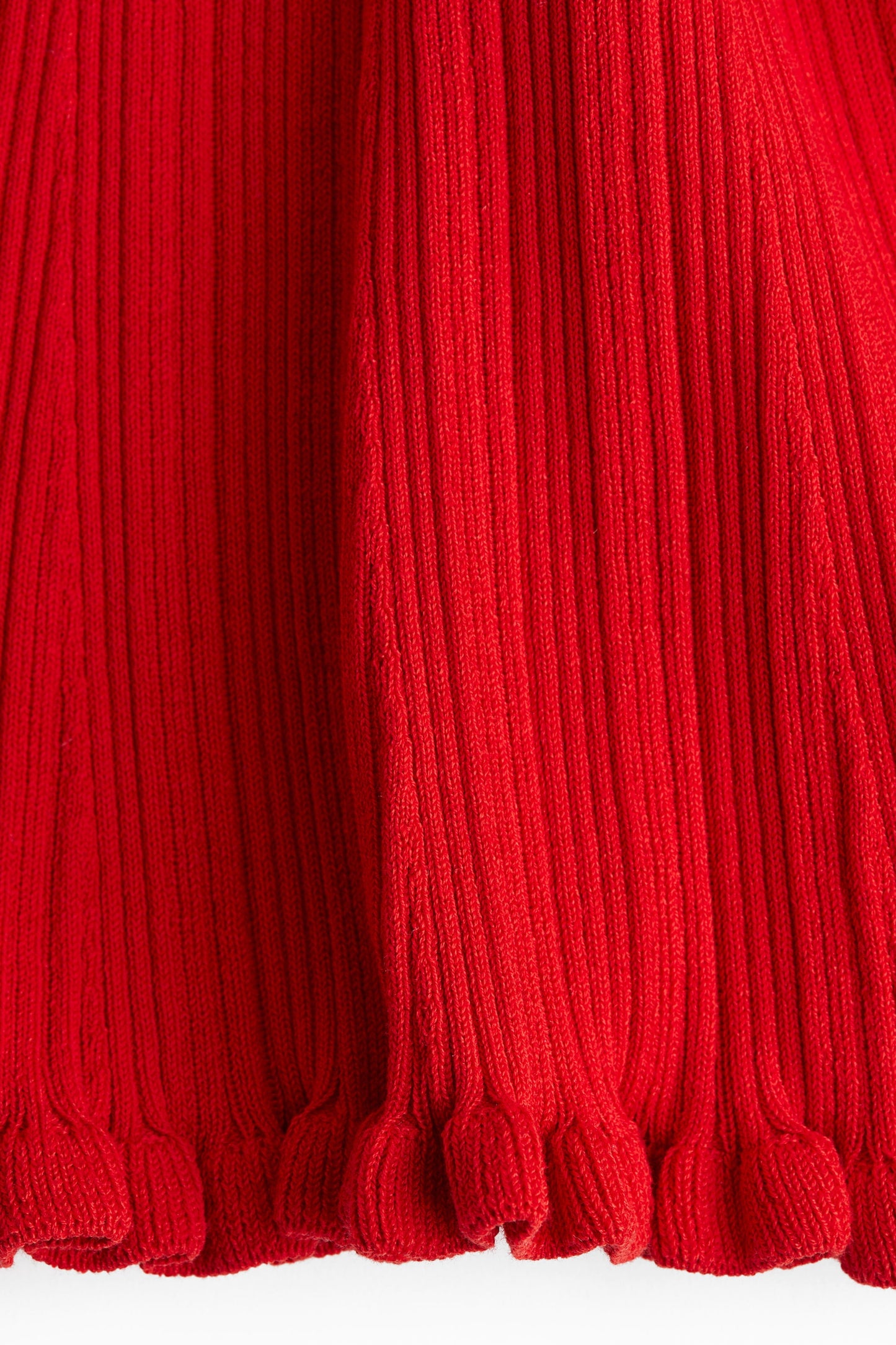 Rib-Knit Peplum Co-Ors Set