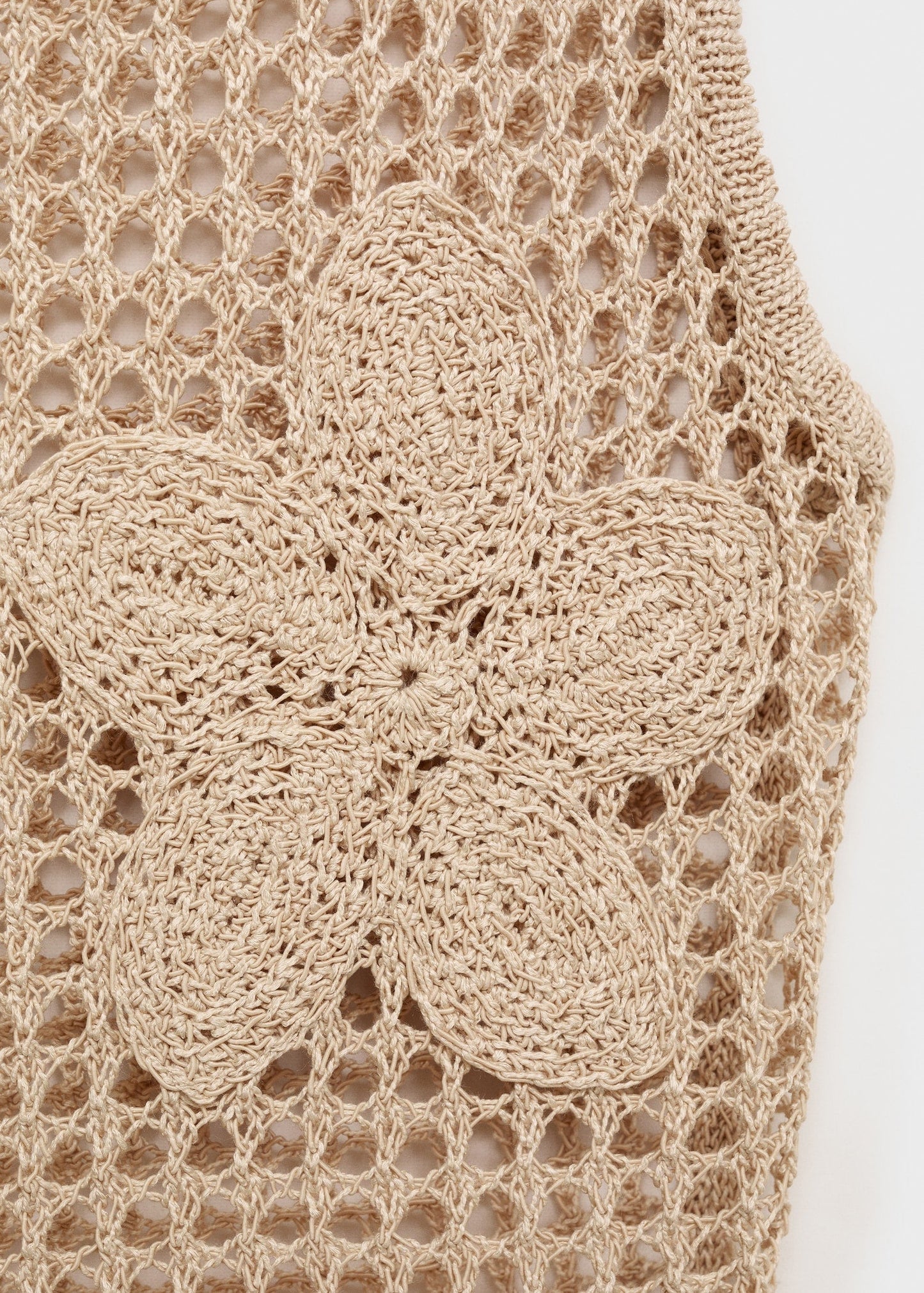 Floral Embroidered Crochet Top