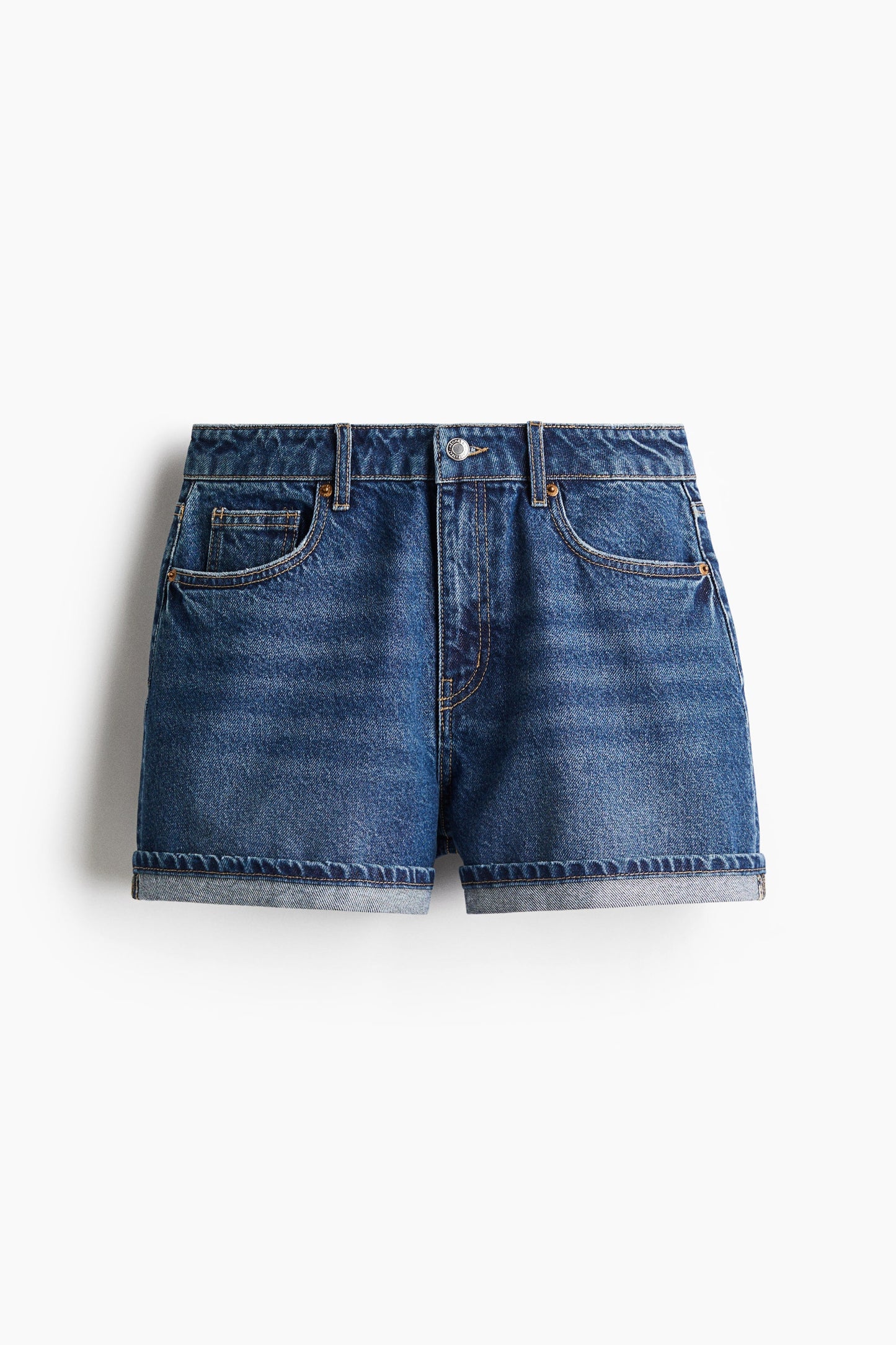 Evelyn High-Waisted Denim Shorts