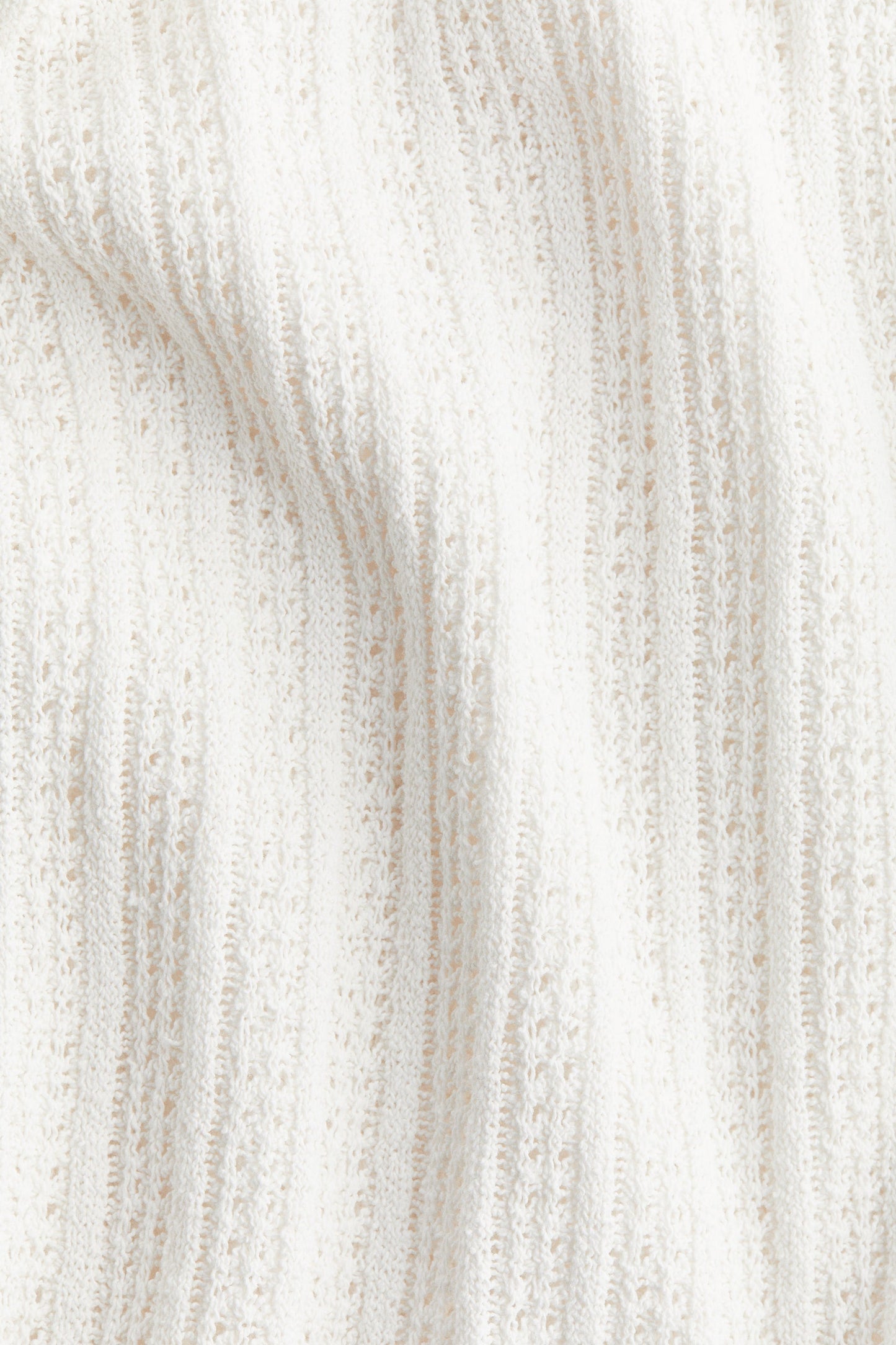 Ivey Textured Knit Dress In White