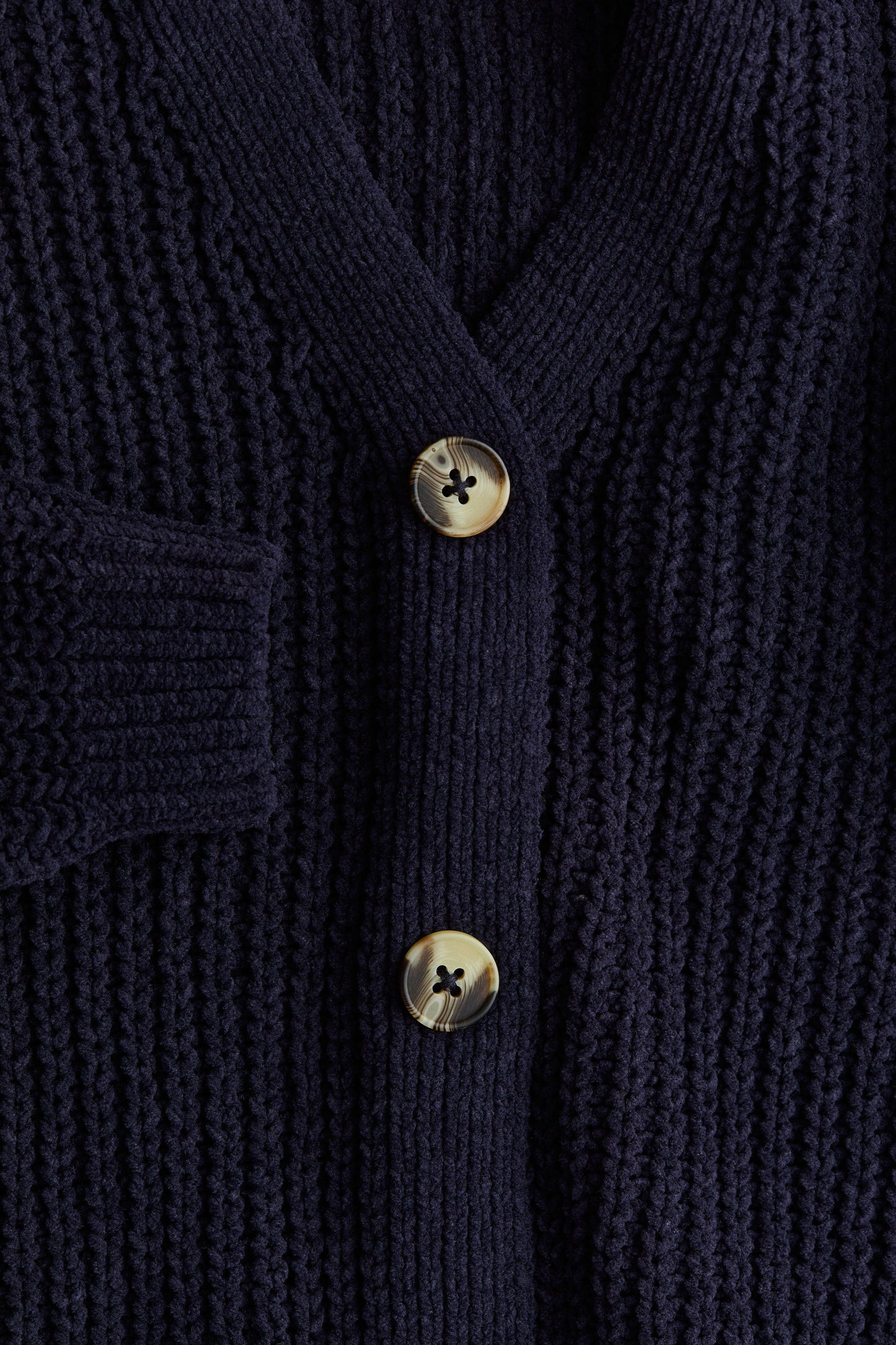 Norah Black Oversized Cardigan