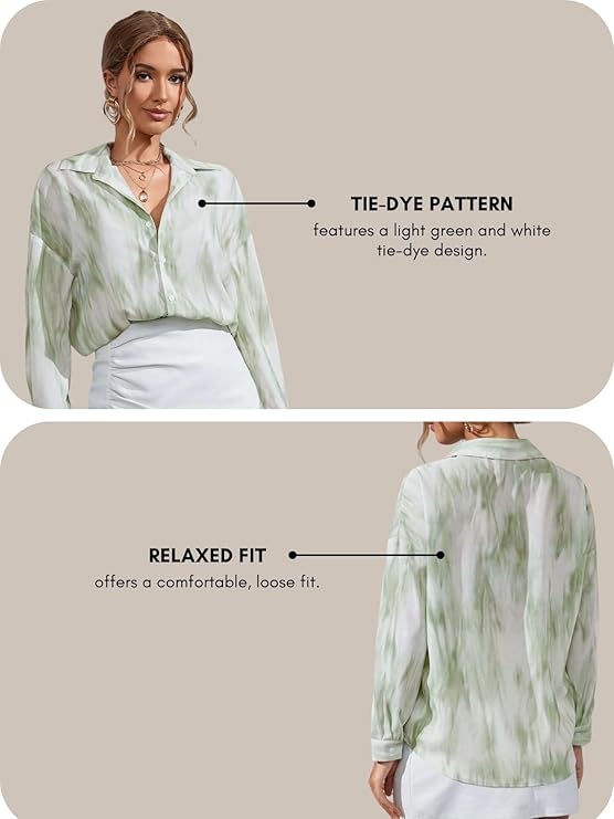 Lainey Light Green Full Sleeves Top