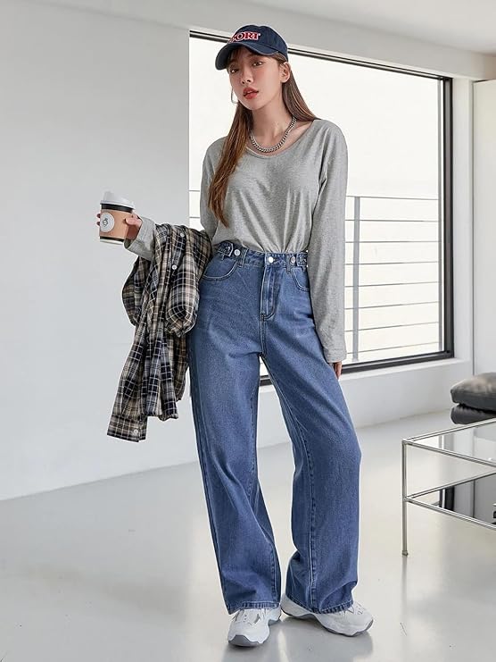 Harmony Denim Wide Legged Jeans
