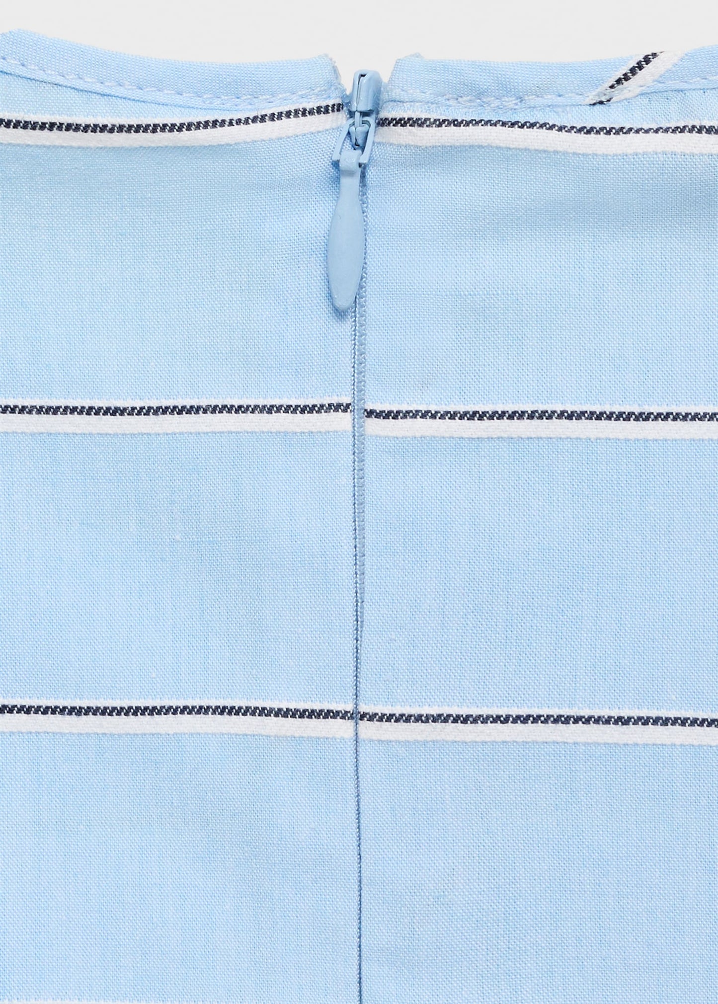 Blue Striped Top And Skirt Co-Ord Set