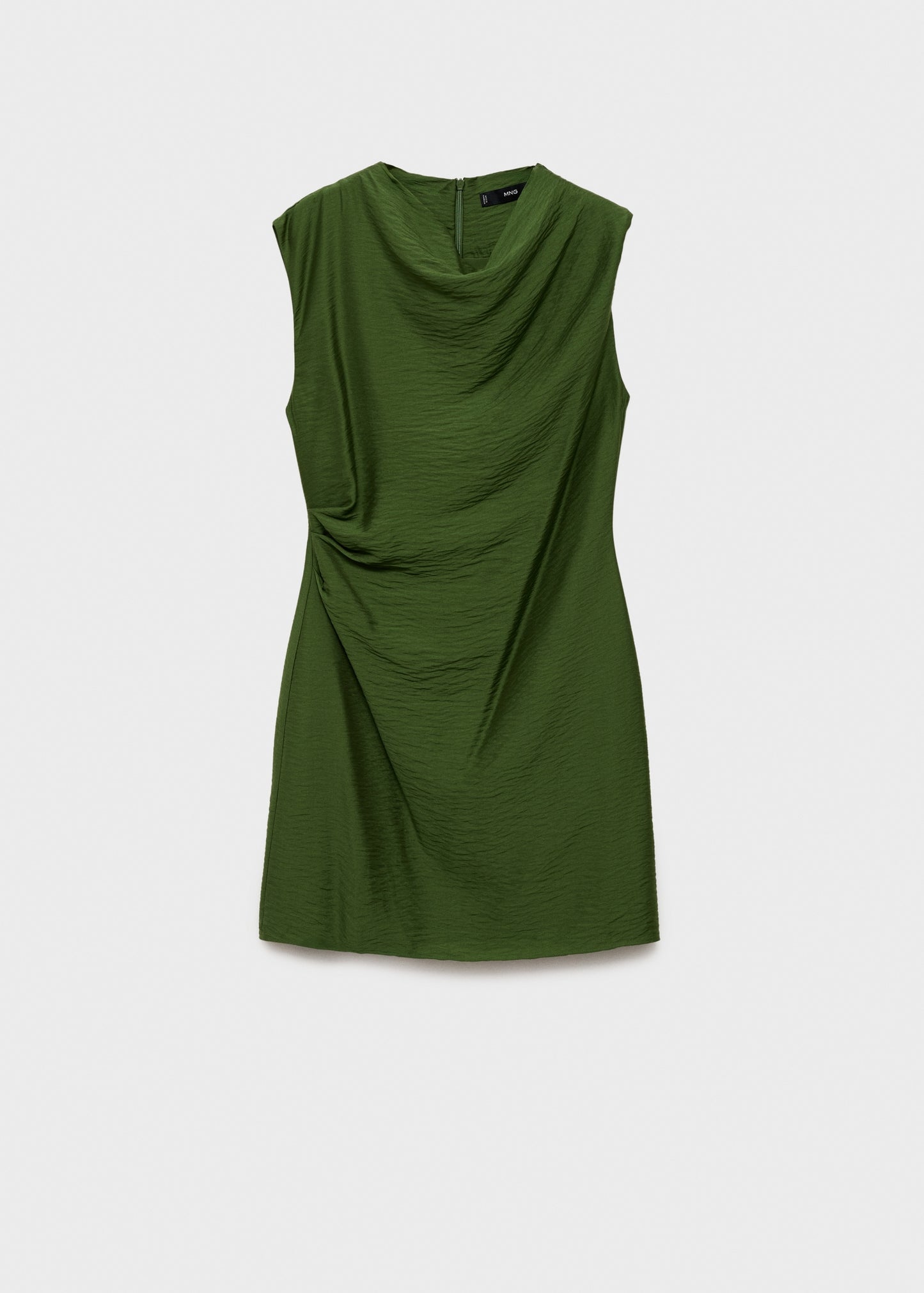 Draped Textured Dress