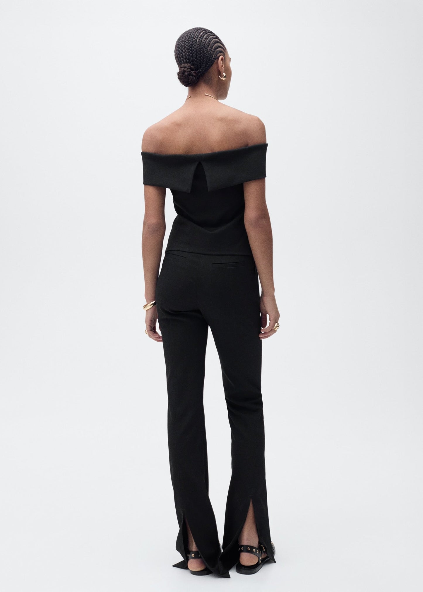 Elegant Co Ord Set In Black