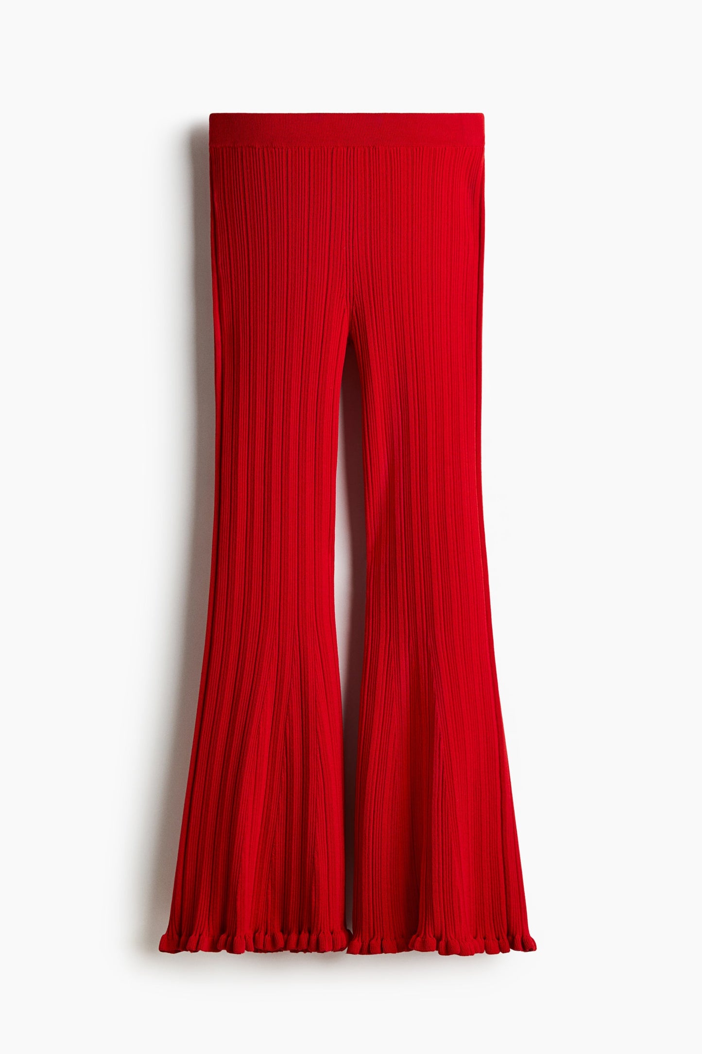 Rib-Knit Peplum Co-Ors Set