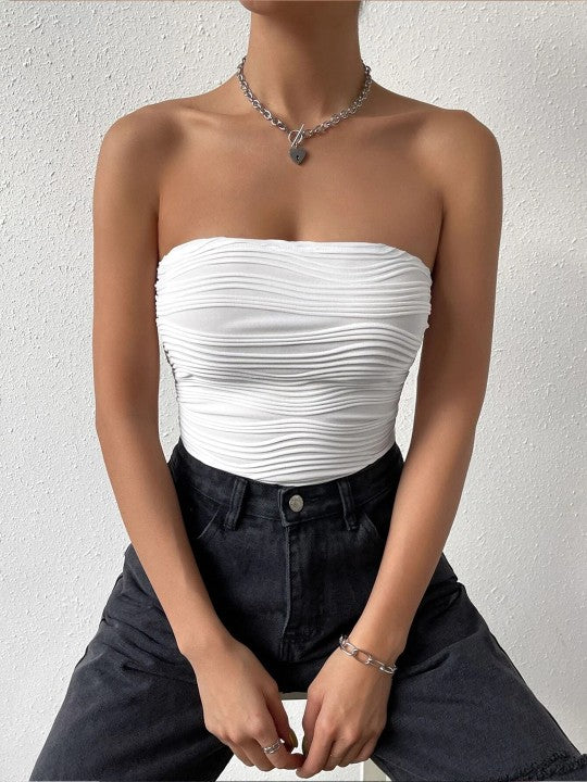 Bea Off-shoulder Top In White