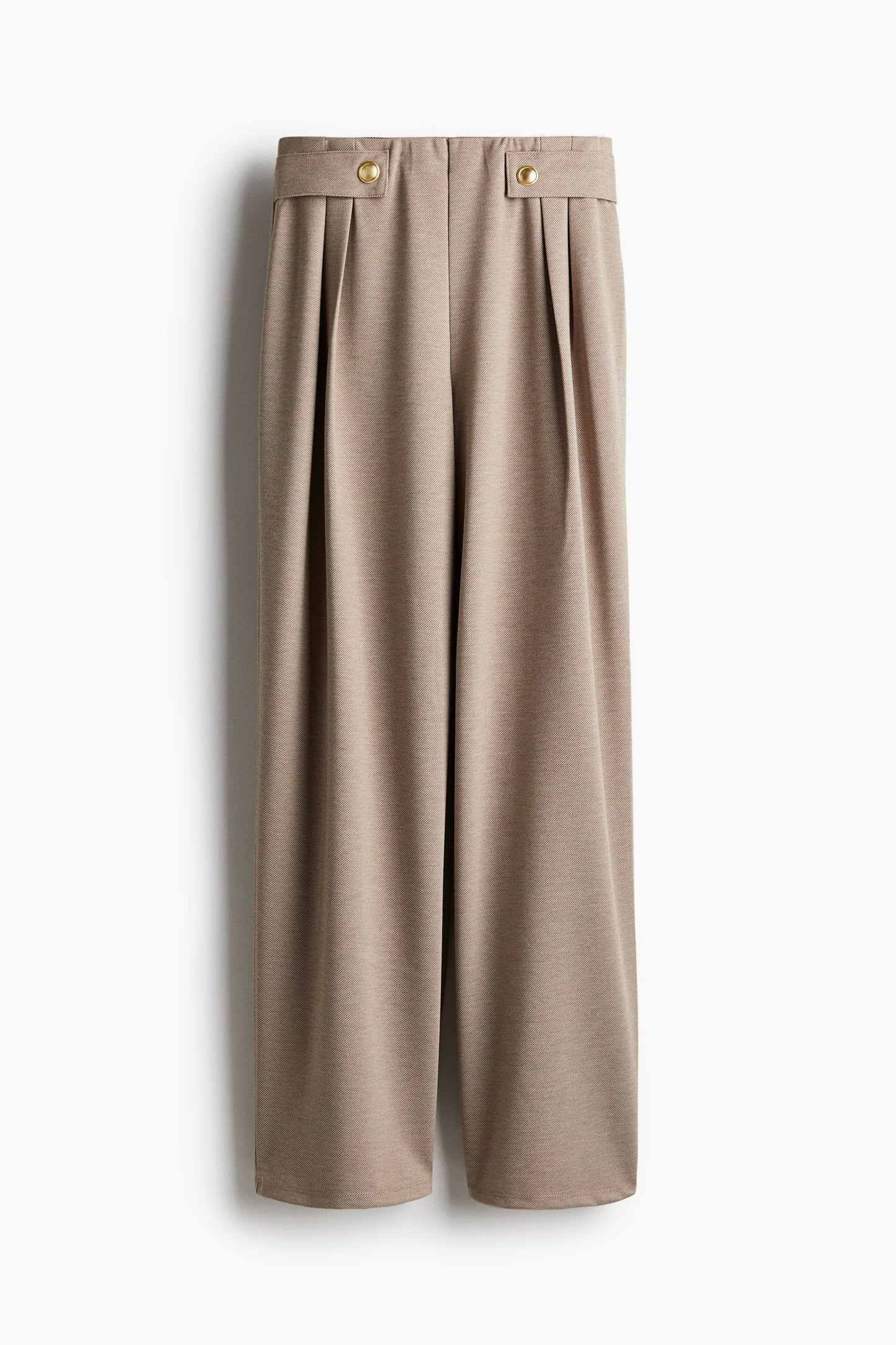 Beige Jersey Trousers