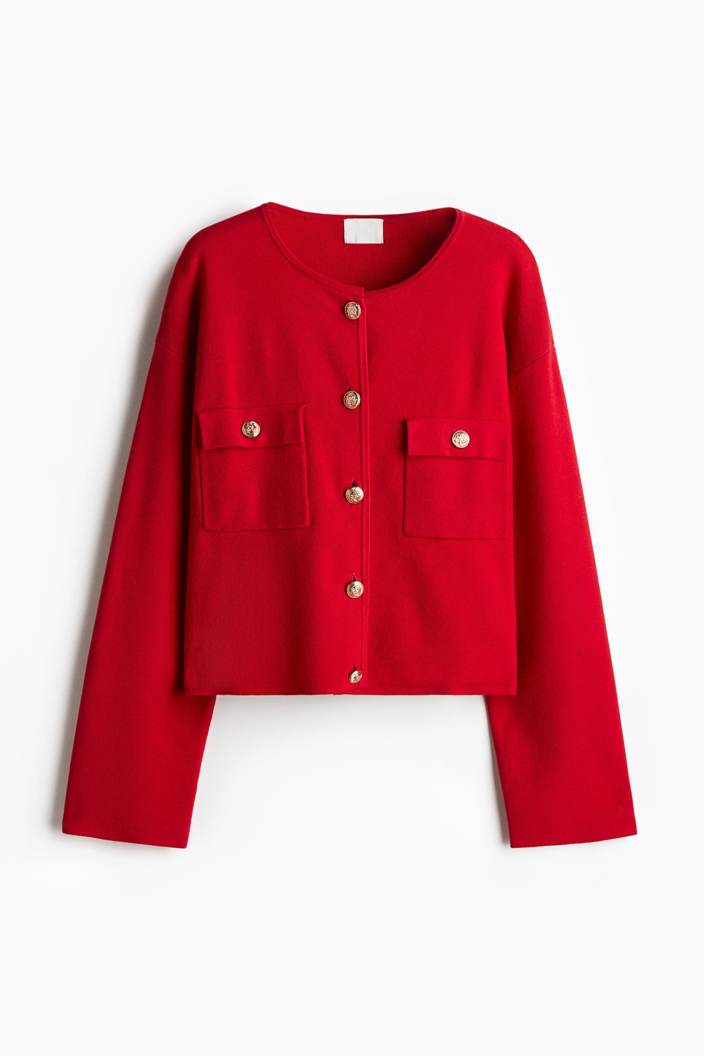 Button Detailed Top And Skirt Set