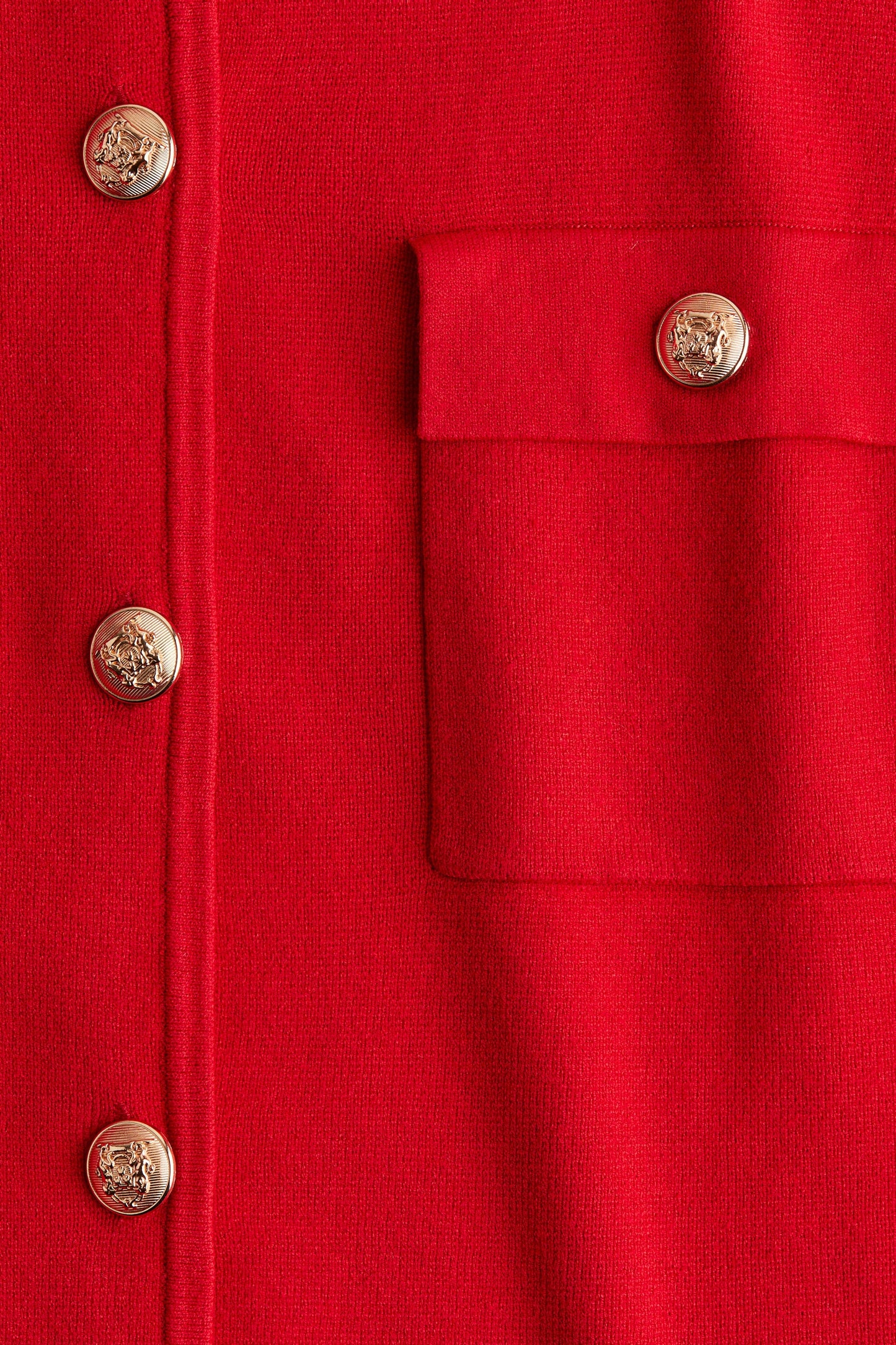 Button Detailed Top And Skirt Set