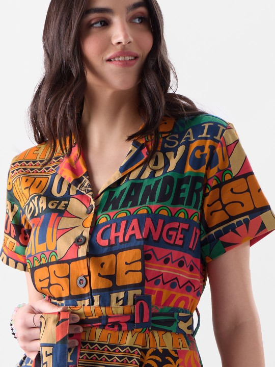 Bold Printed Jumpsuit