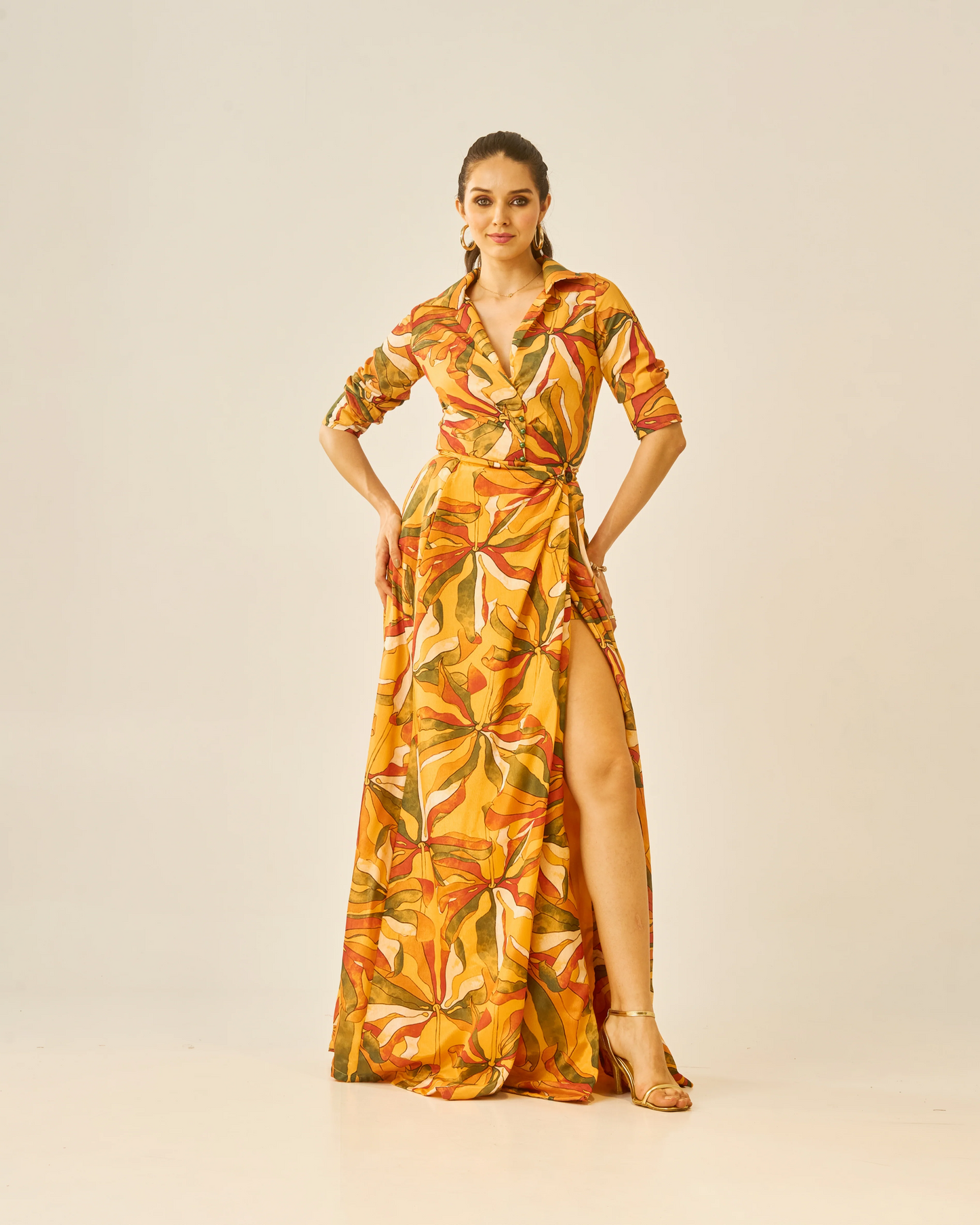 Moon Honey Impulse Slit Tie Skirt