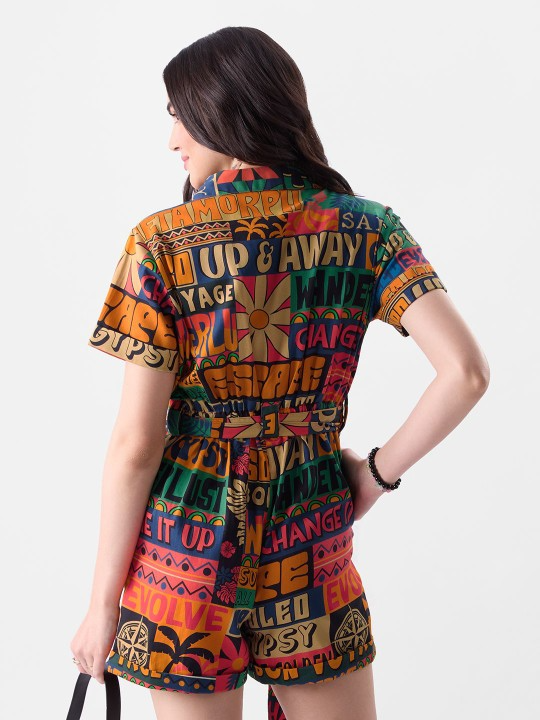 Bold Printed Jumpsuit