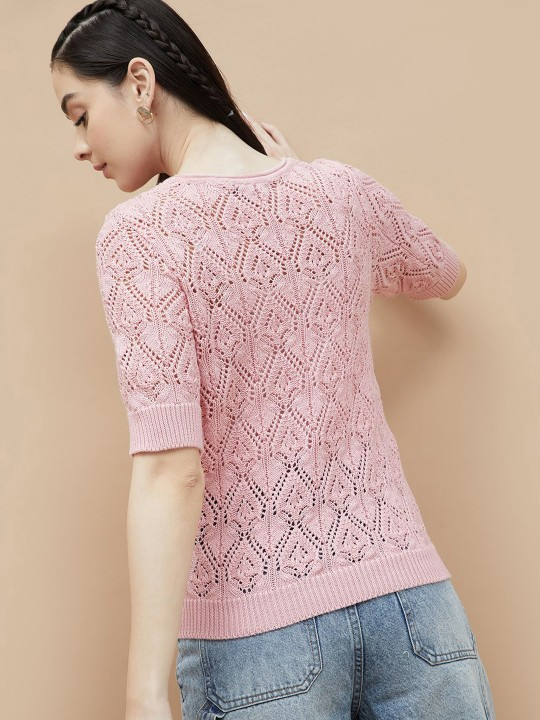 Half Sleeves Pullover Sweater