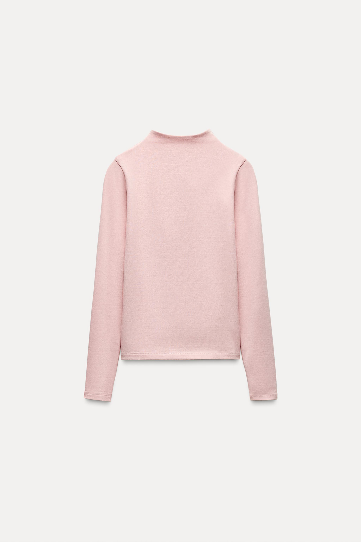 Turtleneck Pink T-Shirt Top