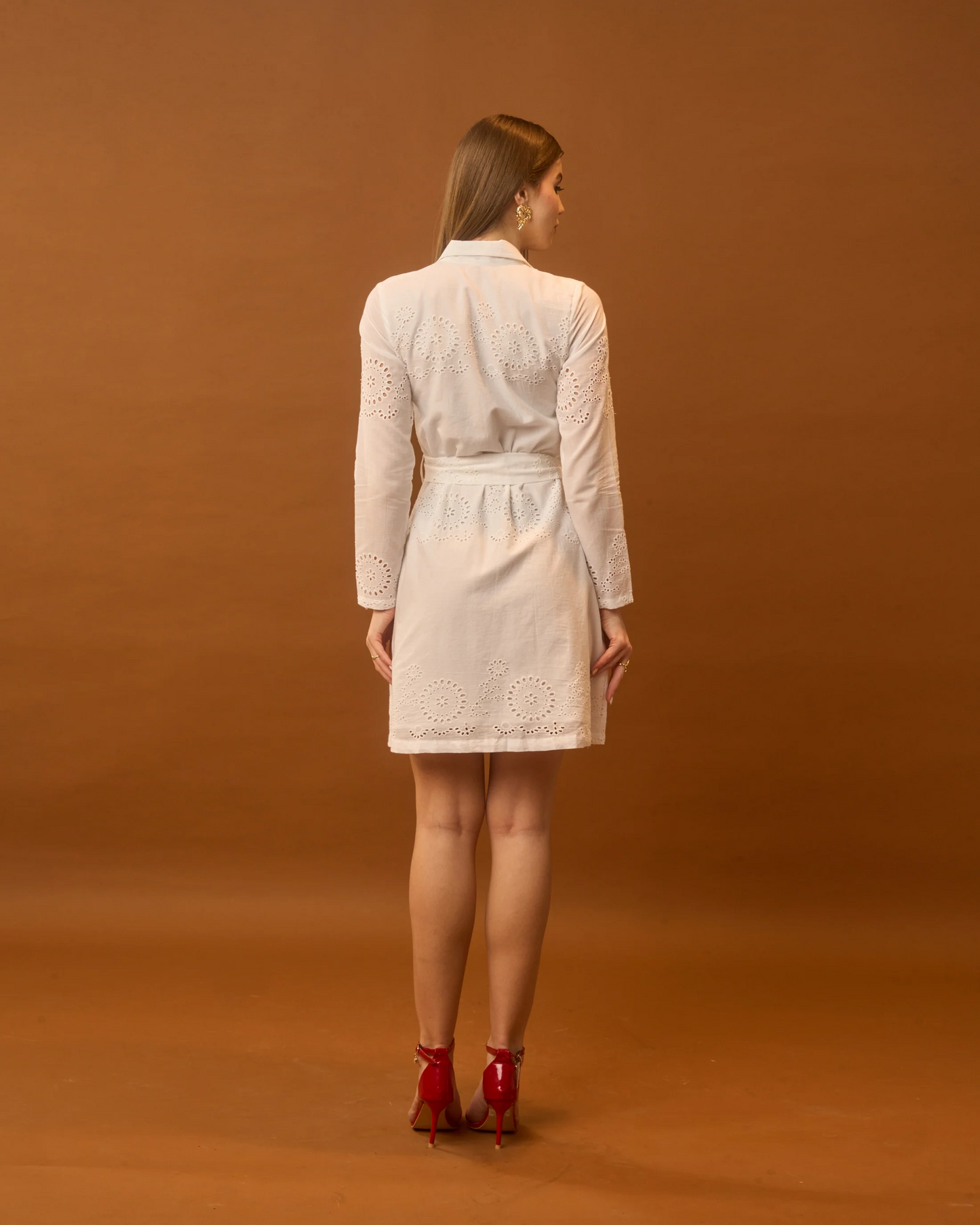 Moon Buttoned Down Dress