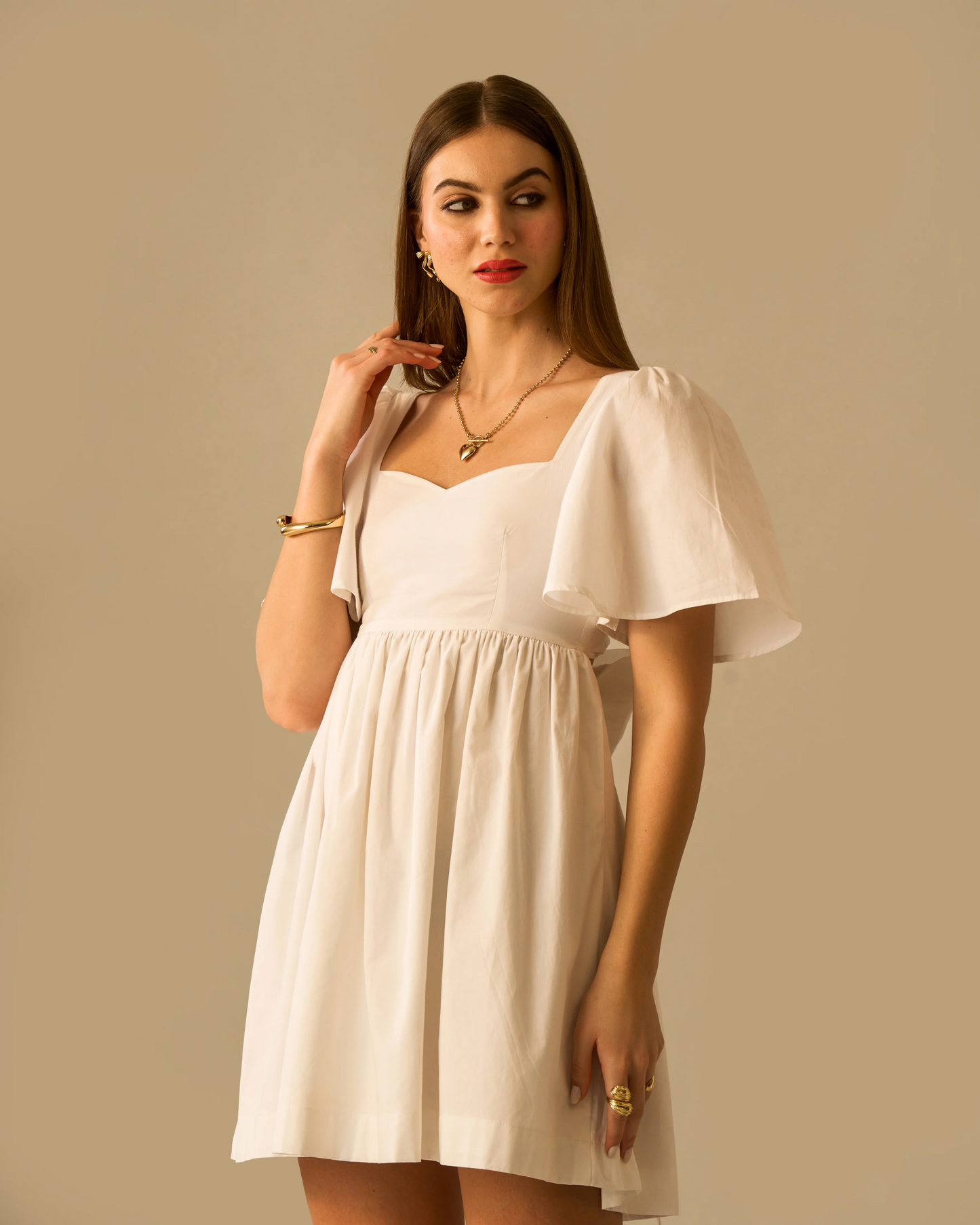 Moon Huge Bow Dress