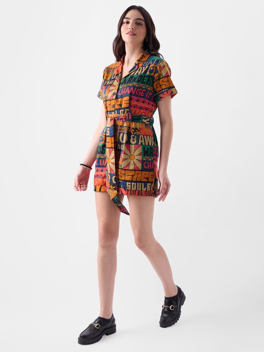 Bold Printed Jumpsuit