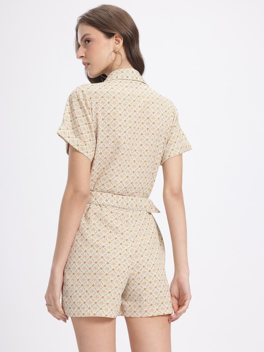 Moccasin Relaxed Fit Playsuit