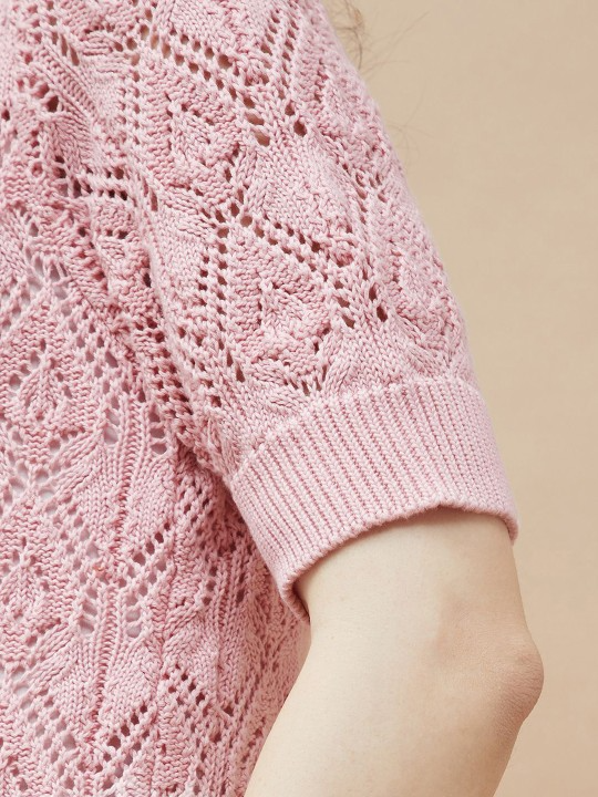 Half Sleeves Pullover Sweater
