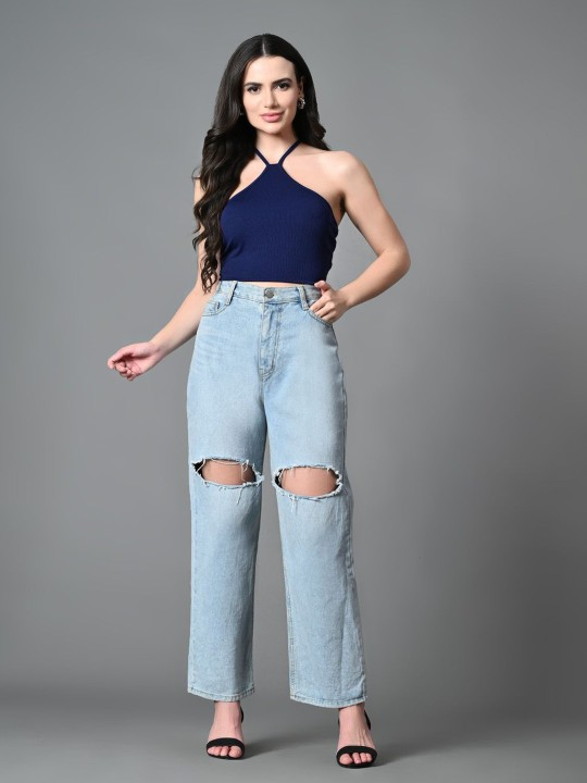 Halter Neck Sleeveless Fitted Top