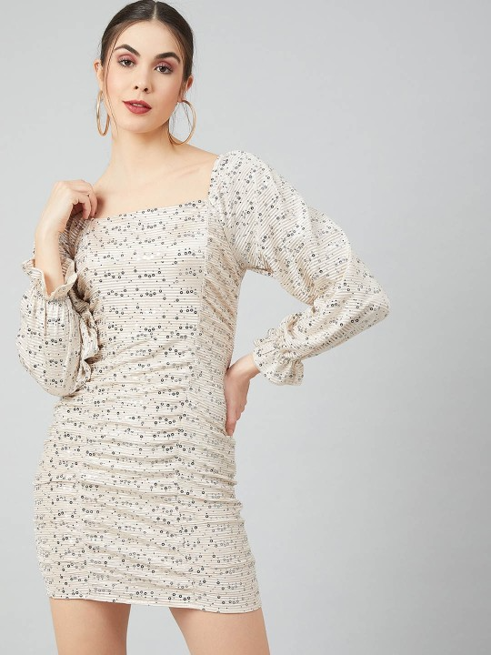Raelynn Sequined Embellished Bodycon Dress