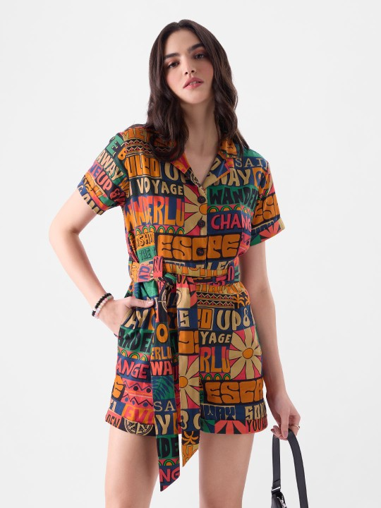 Bold Printed Jumpsuit