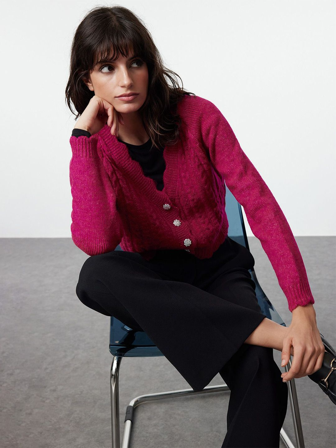 Rowan Colourblocked Cardigan
