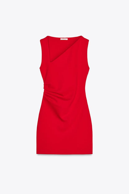 Draped Short Dress