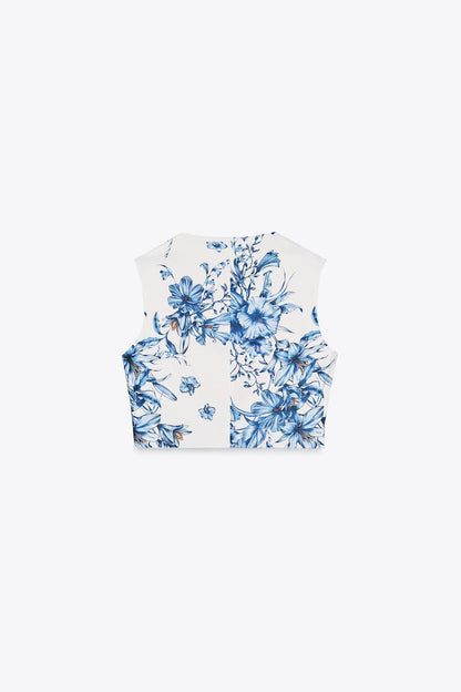 Floral Top And Skirt Co-Ord Set