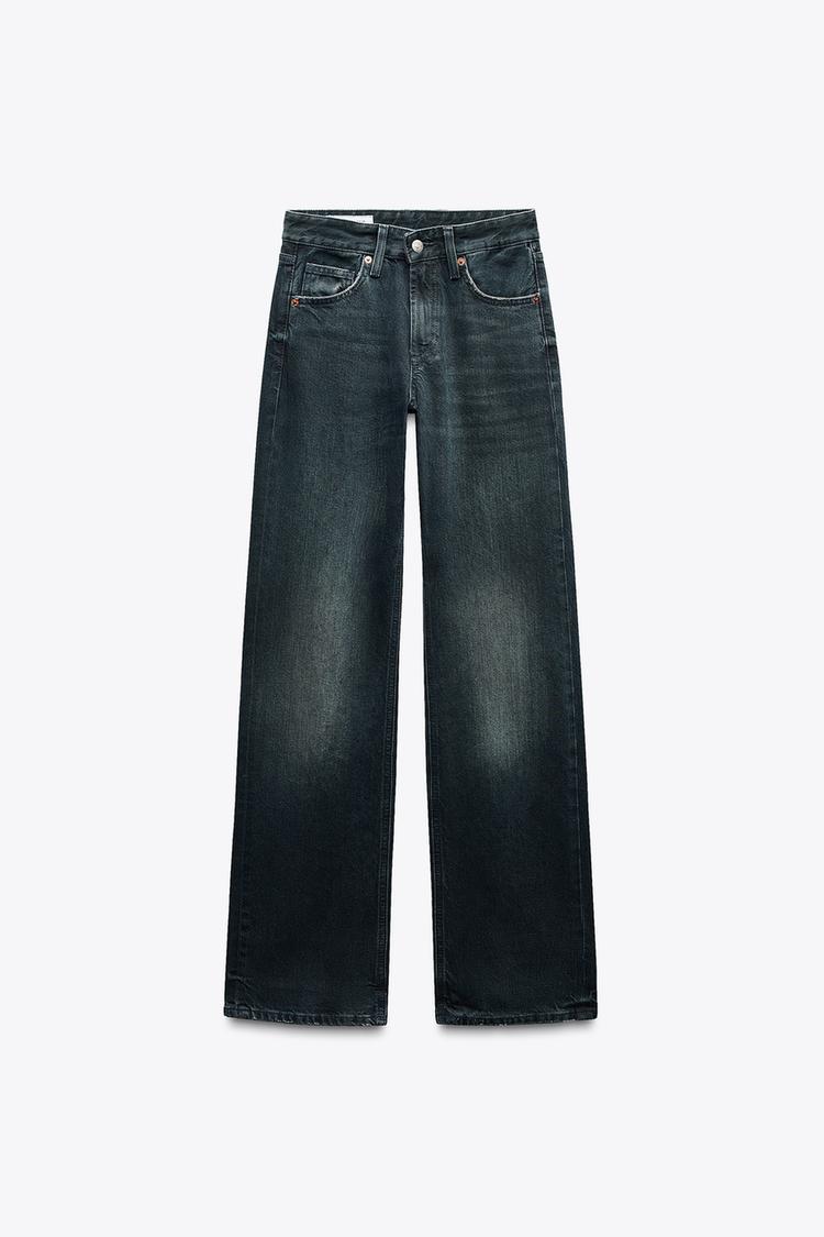 Priscilla Wide Leg Mid-Waist Jeans