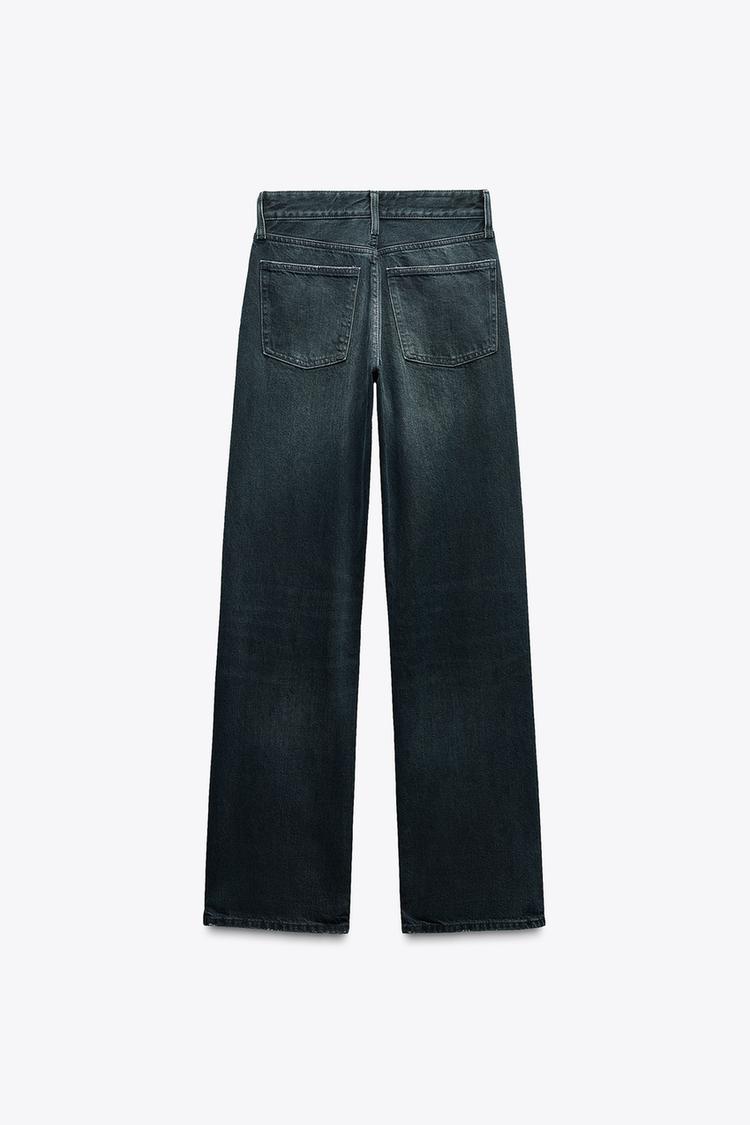 Priscilla Wide Leg Mid-Waist Jeans