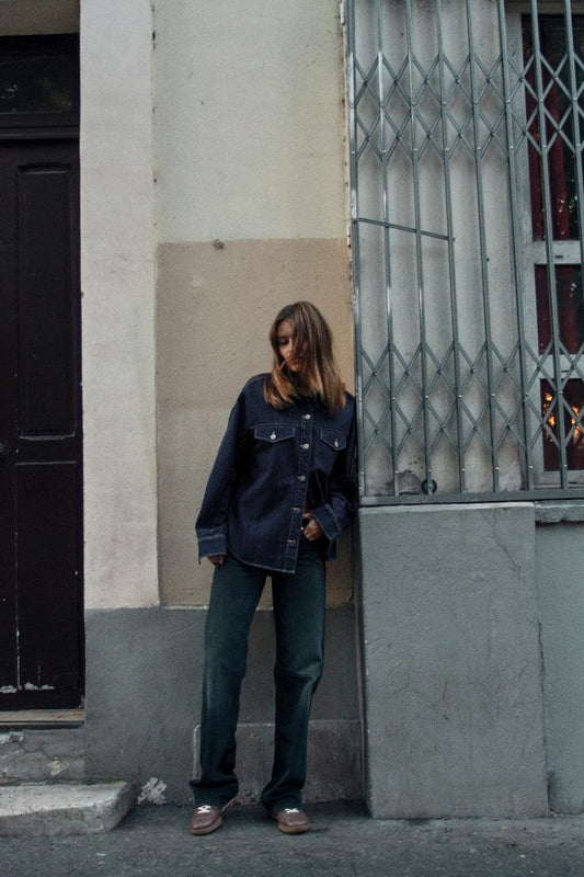 Priscilla Wide Leg Mid-Waist Jeans
