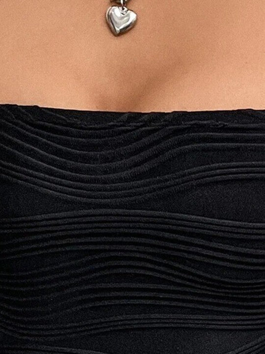 Bea Off-shoulder Top In Black