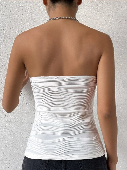 Bea Off-shoulder Top In White