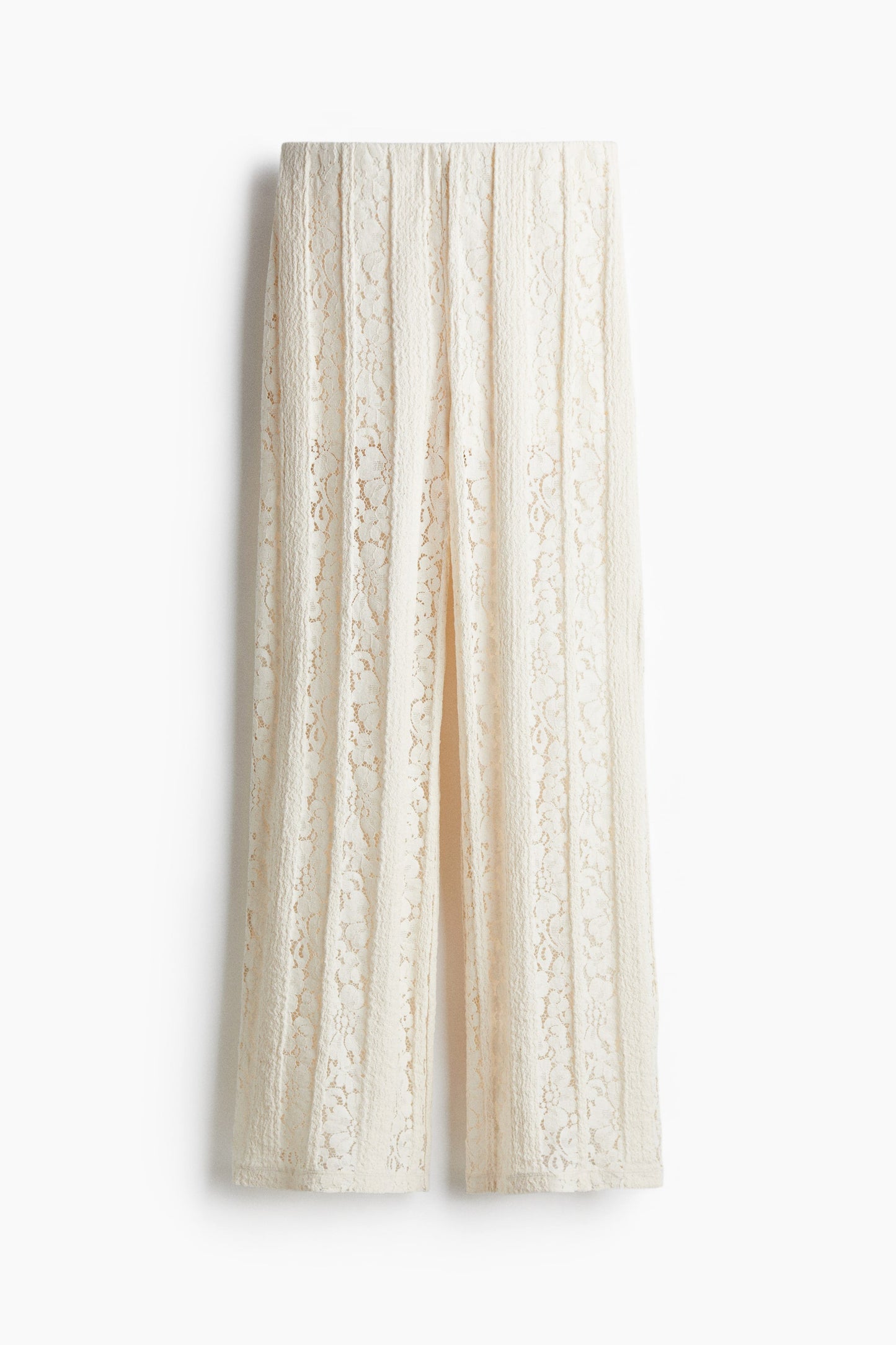 Lace Co-Ord Set In Cream