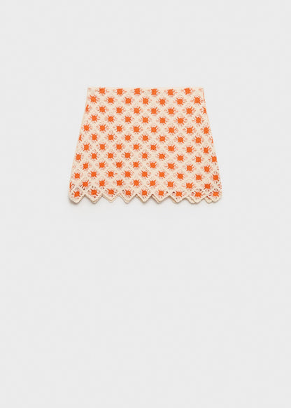 Gianna Crochet Top And Skirt Co-Ord Set