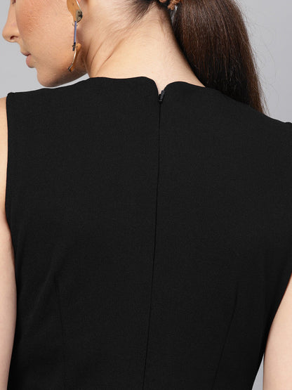 Black Seamless Jumpsuit