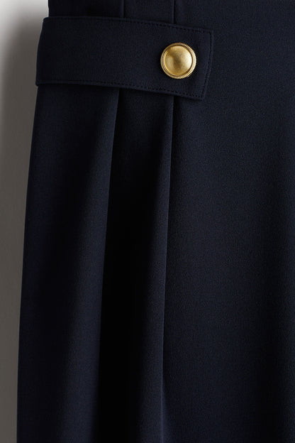 Navy Jersey Trousers
