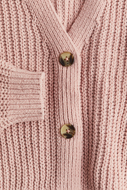 Norah Peach Oversized Cardigan
