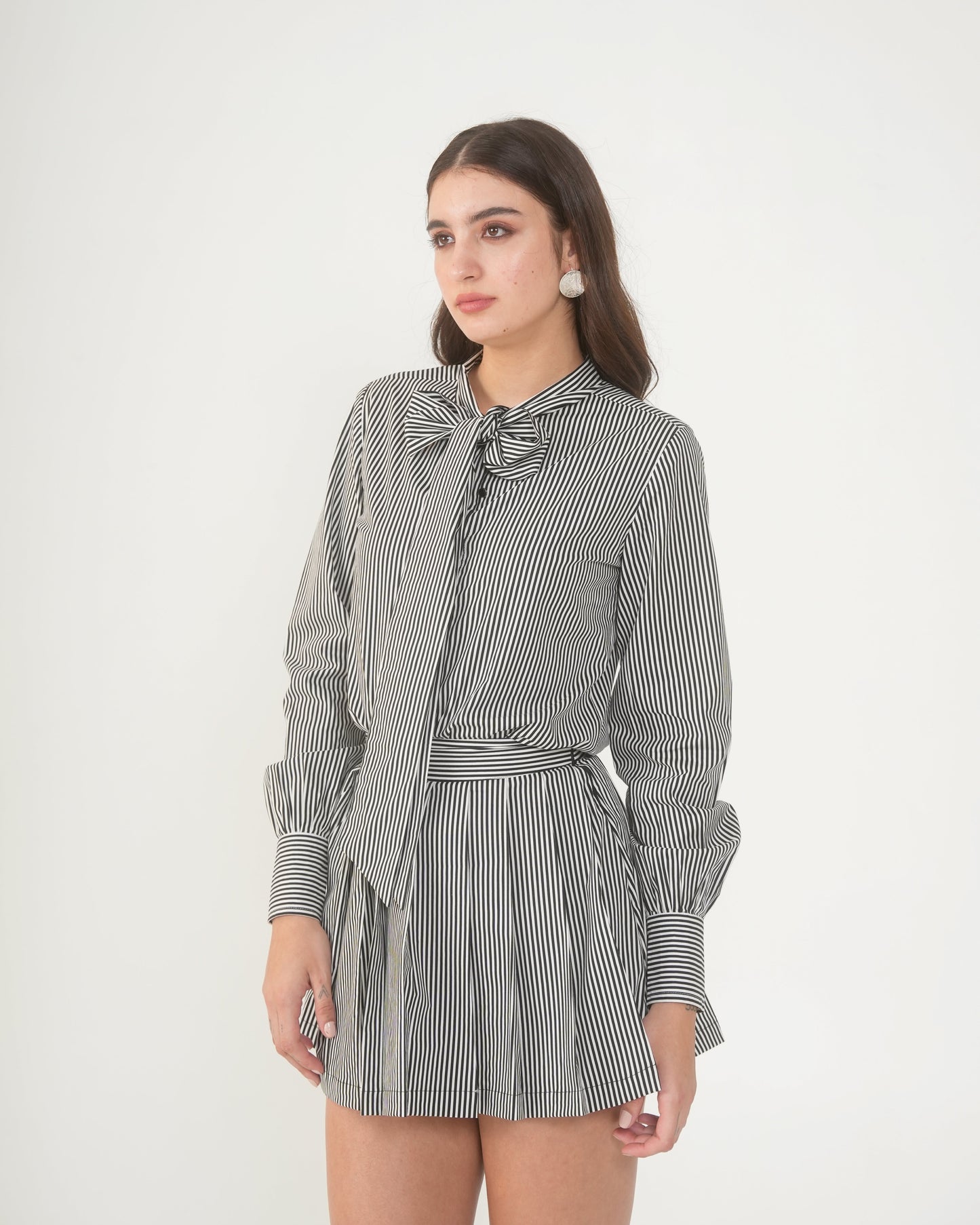Moon Button Down Shirt and Skirt Co-Ord Set