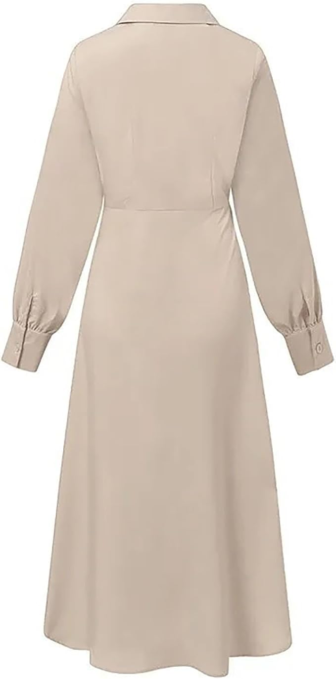 Beige Ingenious Long Dress