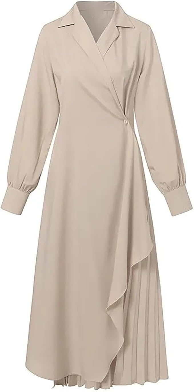 Beige Ingenious Long Dress