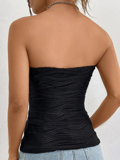 Bea Off-shoulder Top In Black