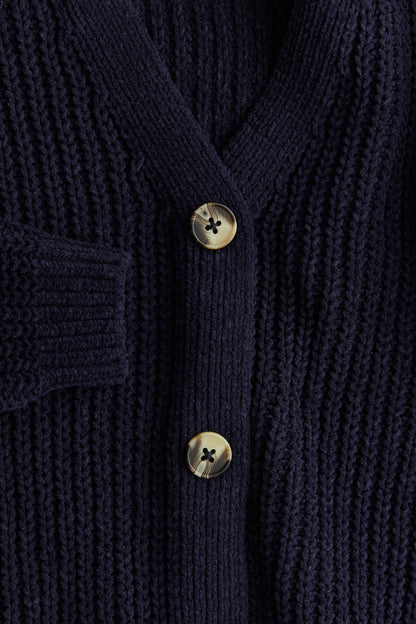 Norah Black Oversized Cardigan